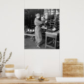 Boorende WW1-munitiecartridges: 1910s Poster (Keuken)