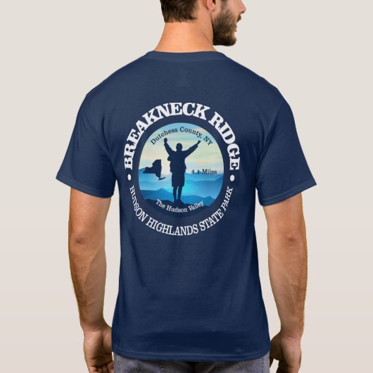 Boorhals Ridge (V) T-shirt (Achterkant)