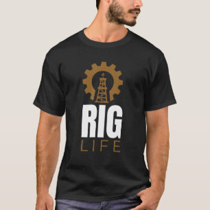 Boorinstallatie Leven I Olie Boorinstallatie Aardo T-shirt