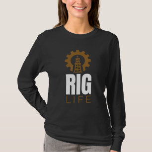 Boorinstallatie Leven I Olie Boorinstallatie Aardo T-shirt