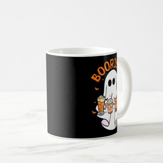Boorista Barista Ghost Coffee Halloween Soky Seaso Koffiemok (Voorkant rechts)