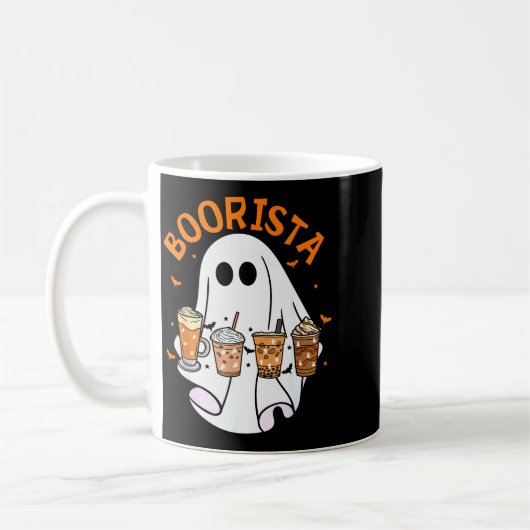 Boorista Barista Ghost Coffee Halloween Soky Seaso Koffiemok (Links)