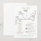 Boorkaartje - Aangepast ontworpen Informatiekaartje (Voorkant / Achterkant)