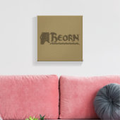 BOORN™ Beer Canvas Afdruk (Insitu (Woonkamer))