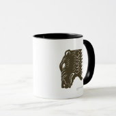 BOORN™ Beer hoofdsymbool Mok (Voorkant rechts)