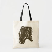 BOORN™ Beer hoofdsymbool Tote Bag (Voorkant)