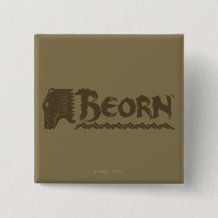 BOORN™ Beer Vierkante Button 5,1 Cm