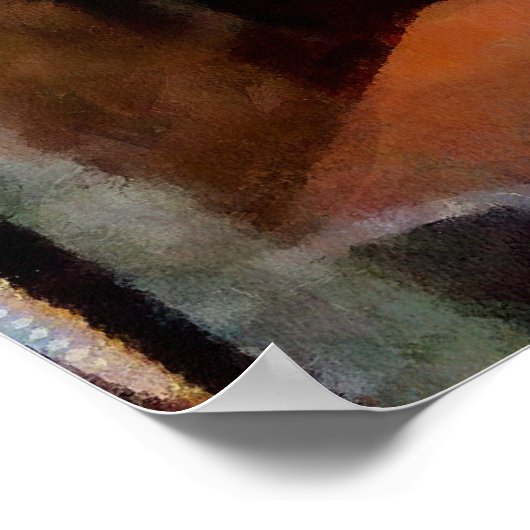 Boorpers nabij venster poster (Hoek)