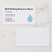 boorput visitekaartje (Voorkant / Achterkant)