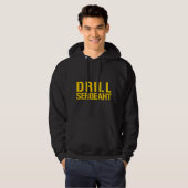 Boorsergeant Uniform Militair Kamp Instructeur Hoodie (Voorkant volledig)