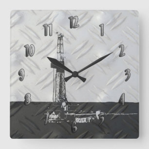 Boorsleutel (met cijfers) vierkante klok