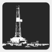 Booruitrusting Vierkante Sticker (Voorkant)