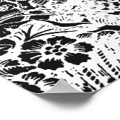 Boorzitje Victoriaans Vlaams Zwart Poster (Hoek)