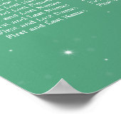 Boorzittingen met mint-groen poster (Hoek)