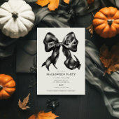 Boos and Booze Bow Volwassenen Halloween Feest  Kaart