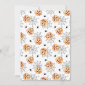 Boos and Booze Cocktail Halloween Feest Kaart (Achterkant)