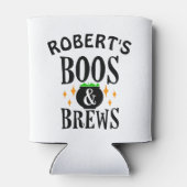 Boos and Brews Fun Halloween Koelbox Blikjeskoeler (Achterkant)