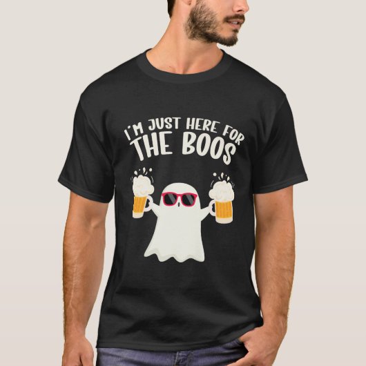 Boos Beer Tipsy Ghost Volwassenen T-shirt (Voorkant)