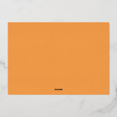 Boos & Booze Adult Halloween Party Folie Uitnodiging (Achterkant)