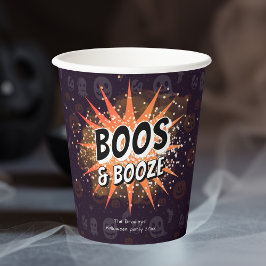 Boos & Booze Adult Halloween Party Papieren Bekers