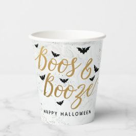 Boos & Booze Halloween Party Papieren Bekers