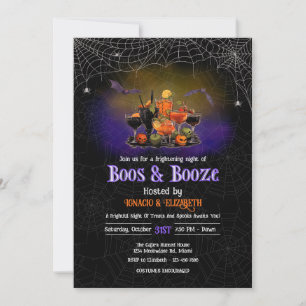 Boos & Booze Halloween Uitnodiging