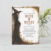 Boos & Booze I Witch Kaart (Staand voorkant)