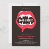 Boos & Booze Leuk Halloween 80ste verjaardagsfeest Kaart (Voorkant)