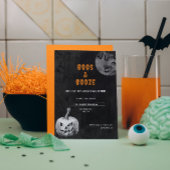 Boos & Booze Spooky Volwassen Halloween Feest Kaart