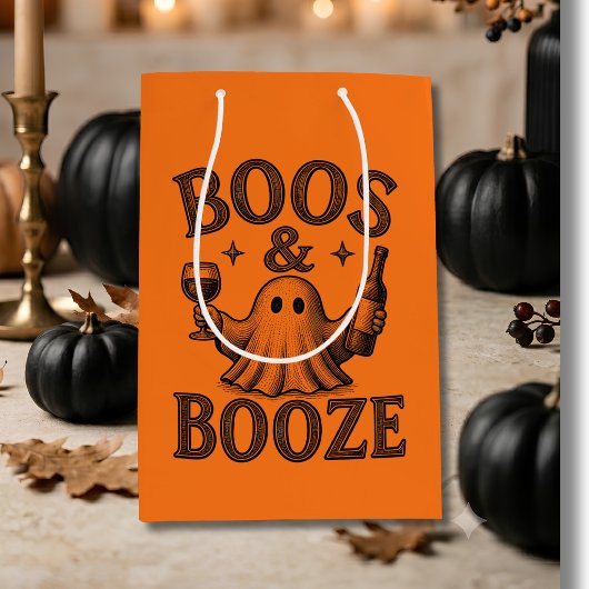 Boos & Booze Vintage Geest Medium Cadeauzakje