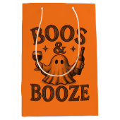 Boos & Booze Vintage Geest Medium Cadeauzakje (Voorkant)