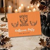 Boos & Booze Vintage Ghost Halloween Tissuepapier
