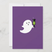 Boos & Booze Volwassen Halloween Feestuitnodiging Kaart (Achterkant)