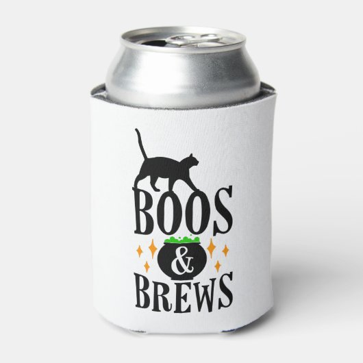 Boos & Brews Halloween Koelbox Blikjeskoeler (Blikje Voorkant)