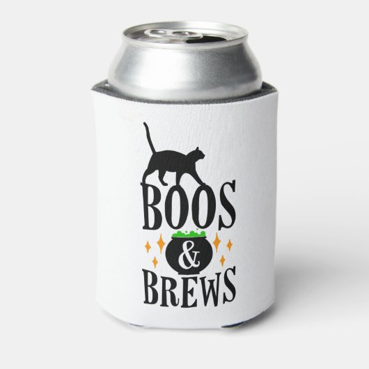 Boos & Brews Halloween Koelbox Blikjeskoeler (Blikje Achterkant)
