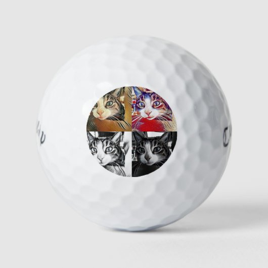 Boo's Collage Golf Balls Golfballen (Voorkant)
