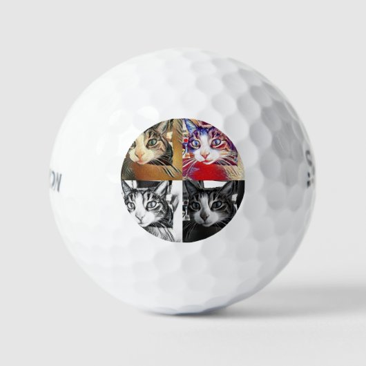 Boo's Collage Srixon Soft Feel 3 stuks Golfballen (Voorkant)