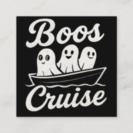 Boos cruise  vierkante visitekaartje