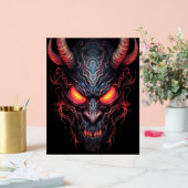 Boos demonisch kwaadaardig monster acryl bord (Huwelijk)