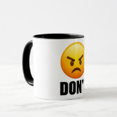 Boos Emoji GEEN Klassieke Mok (Voorkant links)