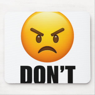 Boos Emoji Niet Muismat
