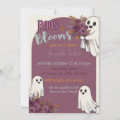 Boos en Bloemen Baby Shower Kaart (Voorkant)