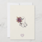Boos en Bloemen Baby Shower Kaart (Achterkant)