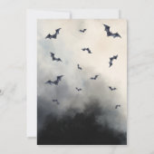 Boos en Booze Ghost Volwassen Halloween Party Kaart (Achterkant)