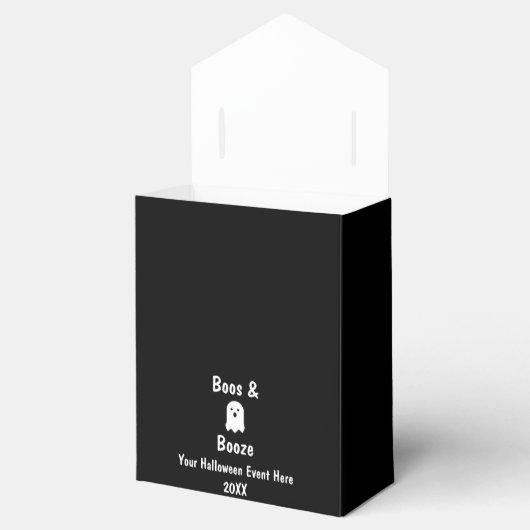 Boos en Booze Halloween Bedankdoosjes (Geopend)