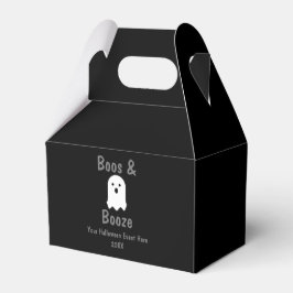 Boos en Booze Halloween Bedankdoosjes