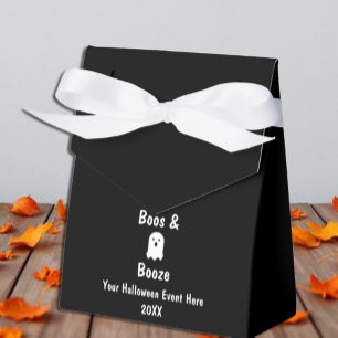 Boos en Booze Halloween Bedankdoosjes