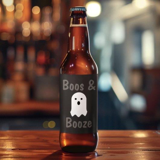 Boos en Booze Halloween Bier Etiket