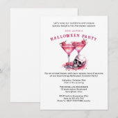 Boo's en Booze: Halloween Cocktail Bash! Kaart (Voorkant / Achterkant)