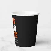 Boos en Booze Halloween Disposable Paper Cups Papieren Bekers (Links)